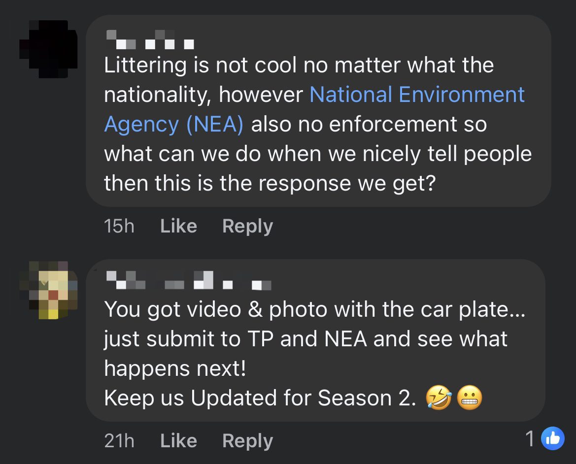 'F**k You, Go Back Msia!' — Van Driver In S'pore Loses Cool After Being Called Out For Littering At Carpark comment 4