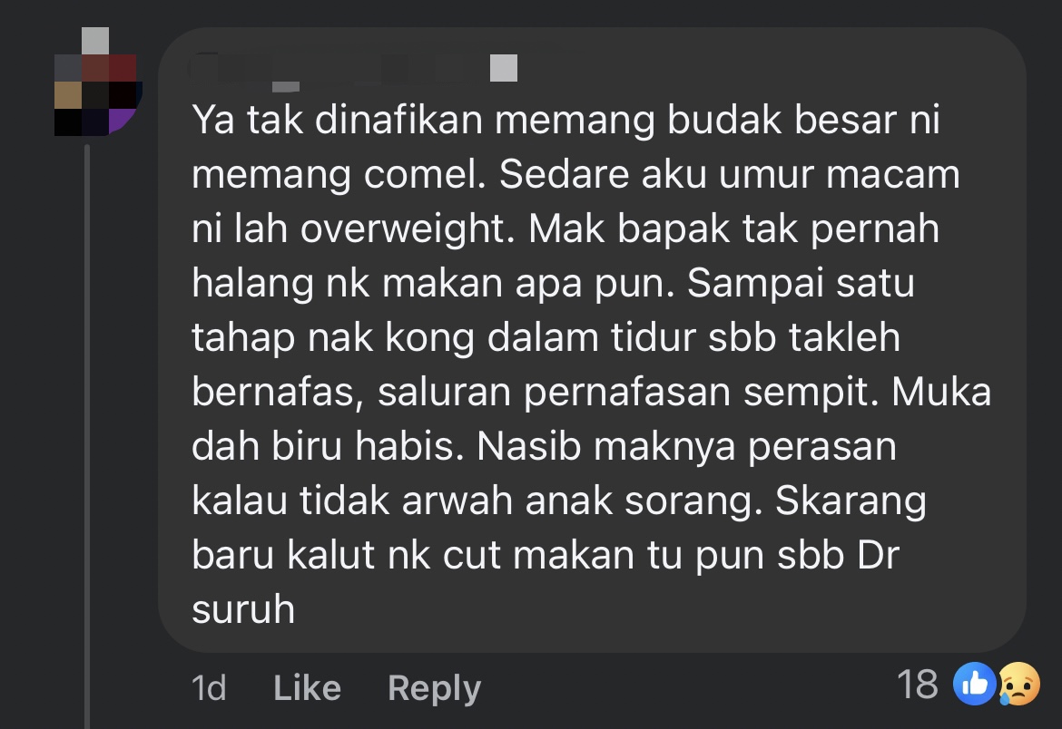 2yo m'sian boy weighing 26kg devours entire pack of rice, netizens worried for his health comment 3