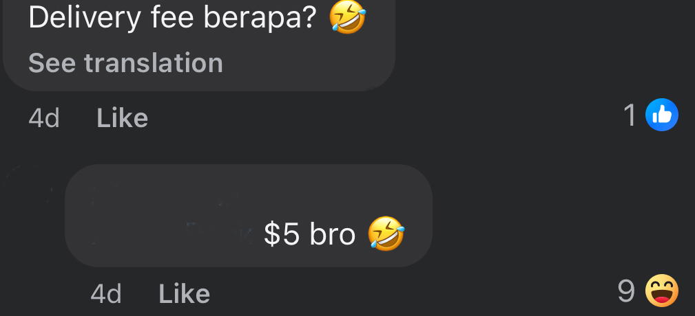 msian man accidentally orders food from singapore comment3
