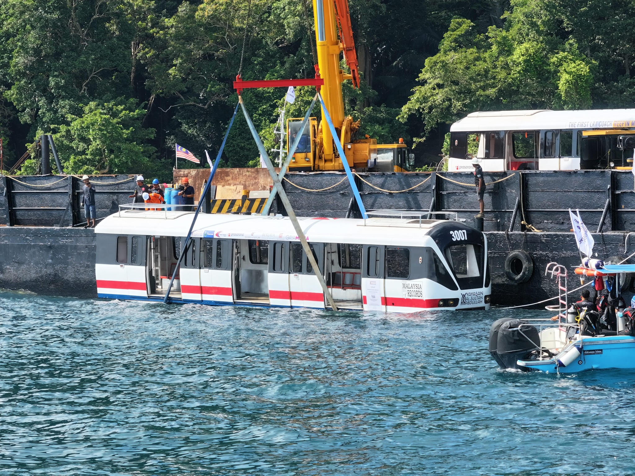 Lrt coaches submerges 2