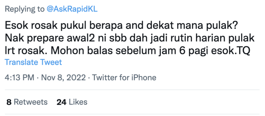 Lrt kelana jaya down again comment 01