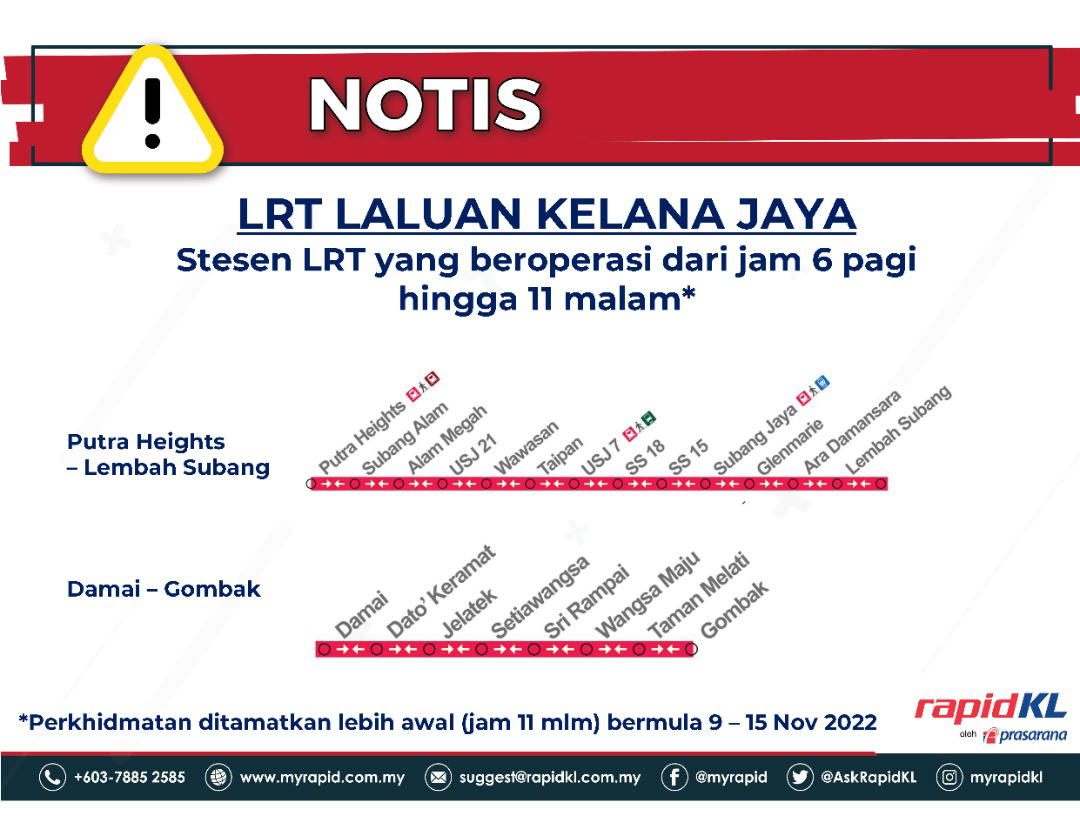 16 lrt stations will be down for 7 days, shuttle bus will be provided as alternative | weirdkaya