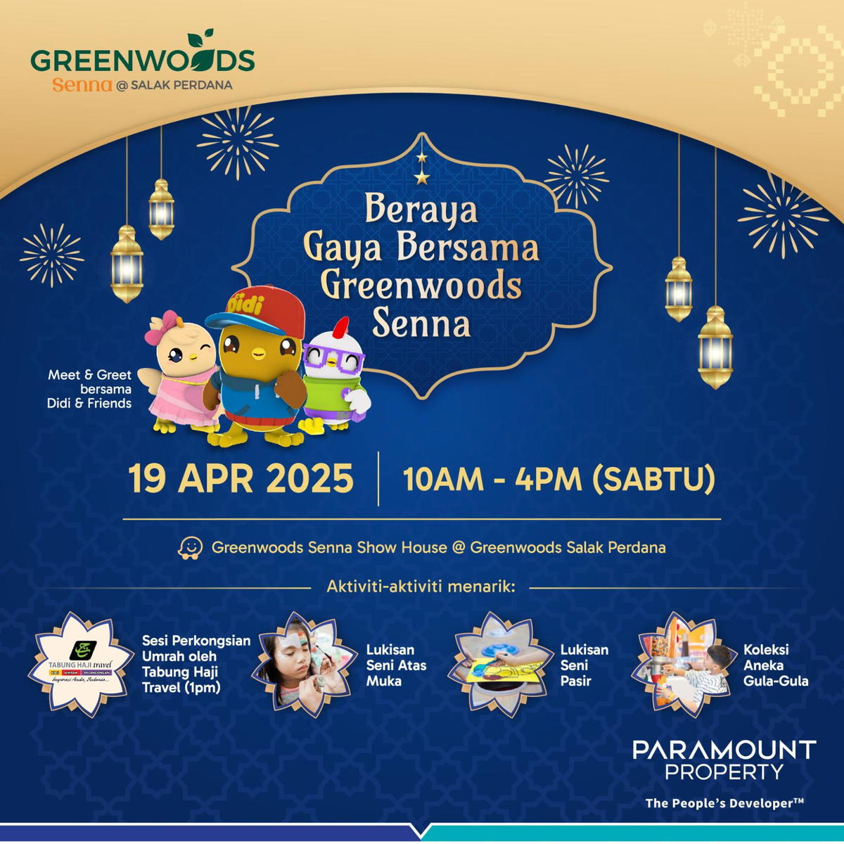Beraya bergaya bersama greenwoods senna