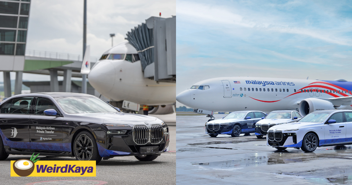 Malaysia airlines introduces bmw i7 private klia terminal transfer services for platinum & business class passengers | weirdkaya