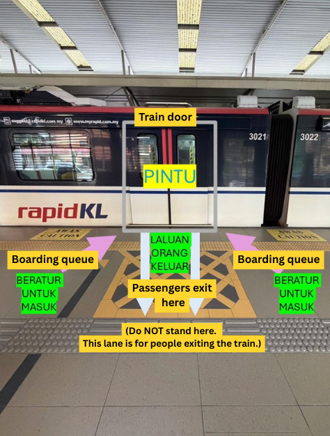 Malaysia train etiquette