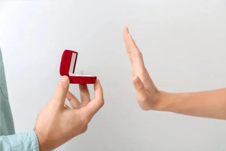 Man getting rejected by woman over confession