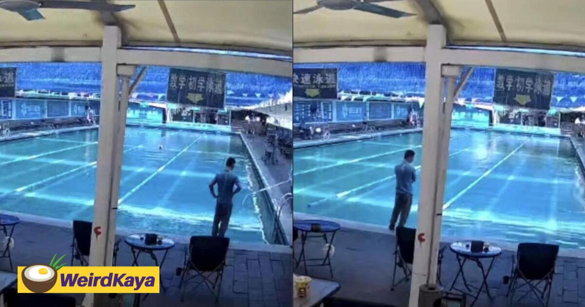 Man In China Struggles Inside Pool For 30 Mins & Drowns While Lifeguards Simply Look On