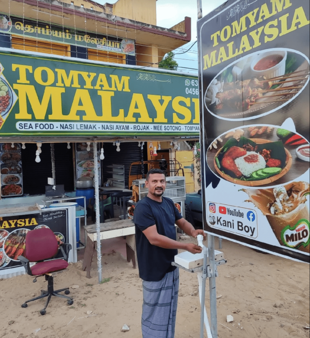 Man Opens Restaurant Selling Rojak & Nasi Lemak In India As He Missed M’sia Too Much