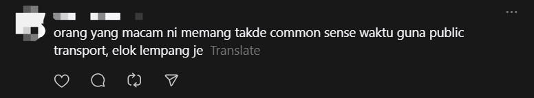 'Disgusting!' — M'sian Man Places Foot On Table Inside KTM Train, Gets Called Out By Netizens comment 2