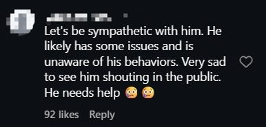 'You're Nothing But A Prostitute!' — Man In S'pore Goes Berserk & Screams Head Off At LRT Staff In Viral Clip comment 3