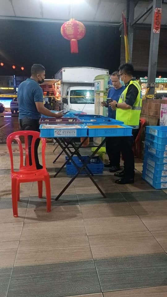 Man stabbed to death port dickson lukut food court 02