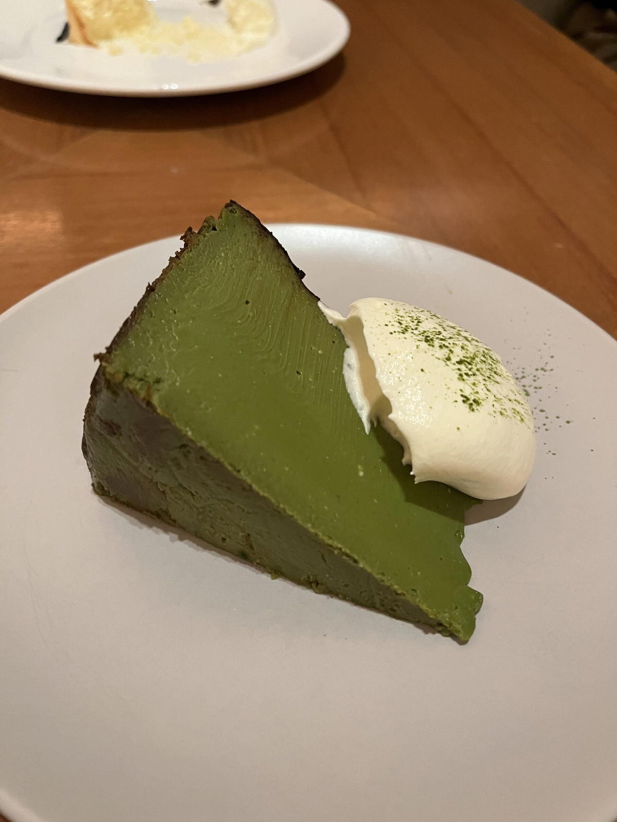 Matcha cheesecake tokyo restaurant lot 10