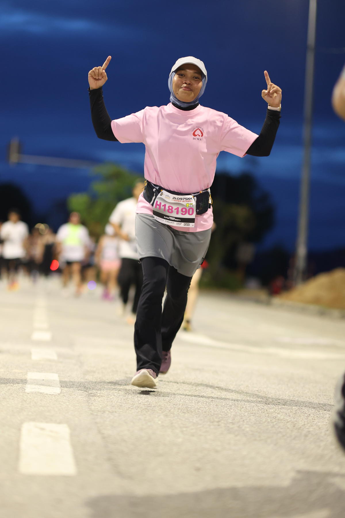 Mazwin during her Score Marathon