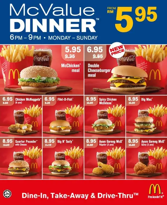 Mcdonald's rm5. 95 mcchicken set meal poster back in 2012 resurfaces online, netizens reminisce the good ol' days | weirdkaya