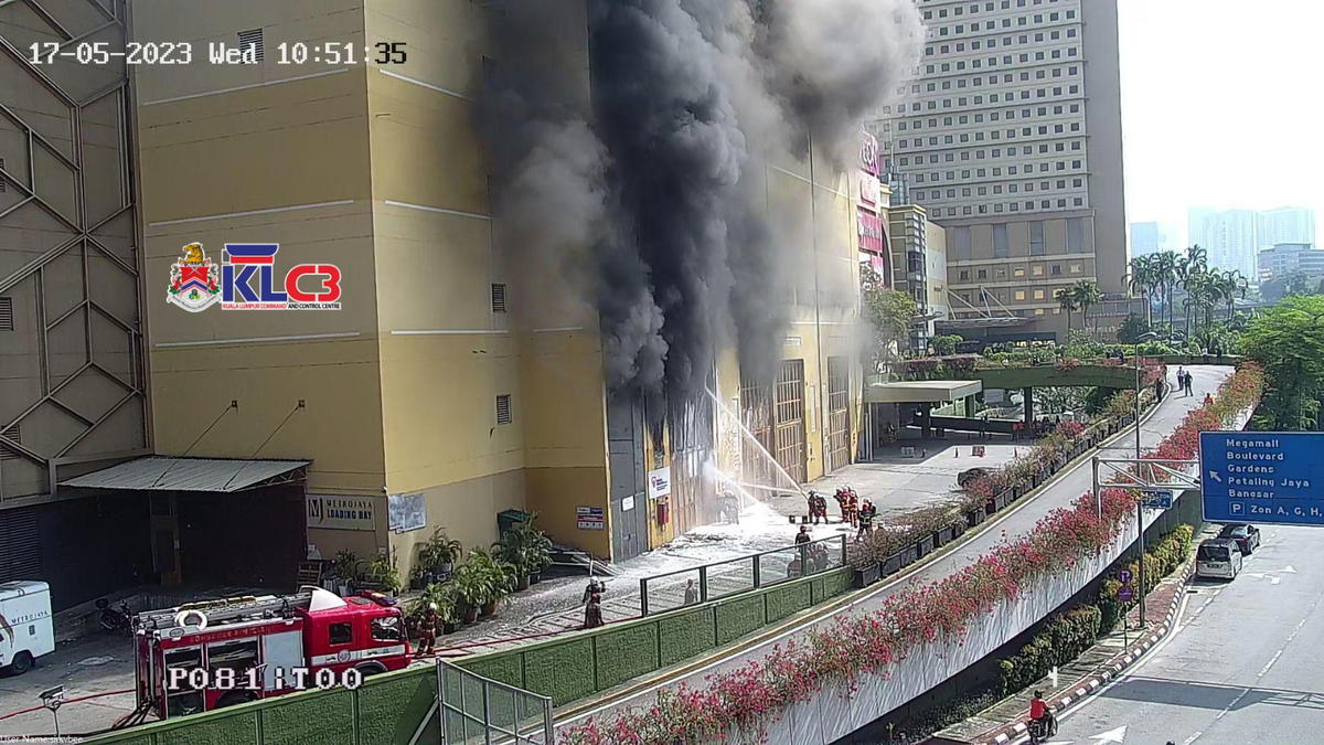 Fire on second level of Mid Valley Megamall under control