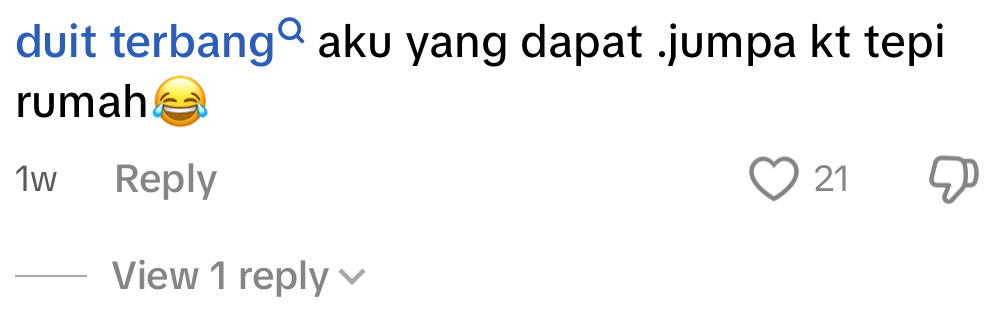 money balloon floats away found comment 1