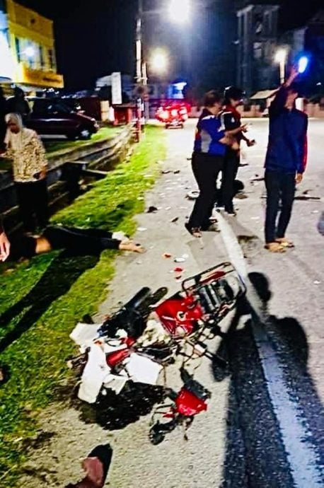 Motorcycle mangled in drunk driving accident