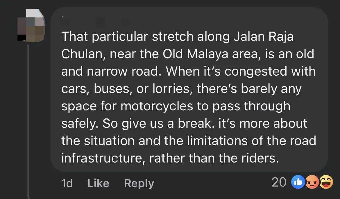 'Is This Normal?' - Tourist Asks Why Motorbikes Use Pedestrian Walkways In KL, Claims He Almost Got Hit comment 3