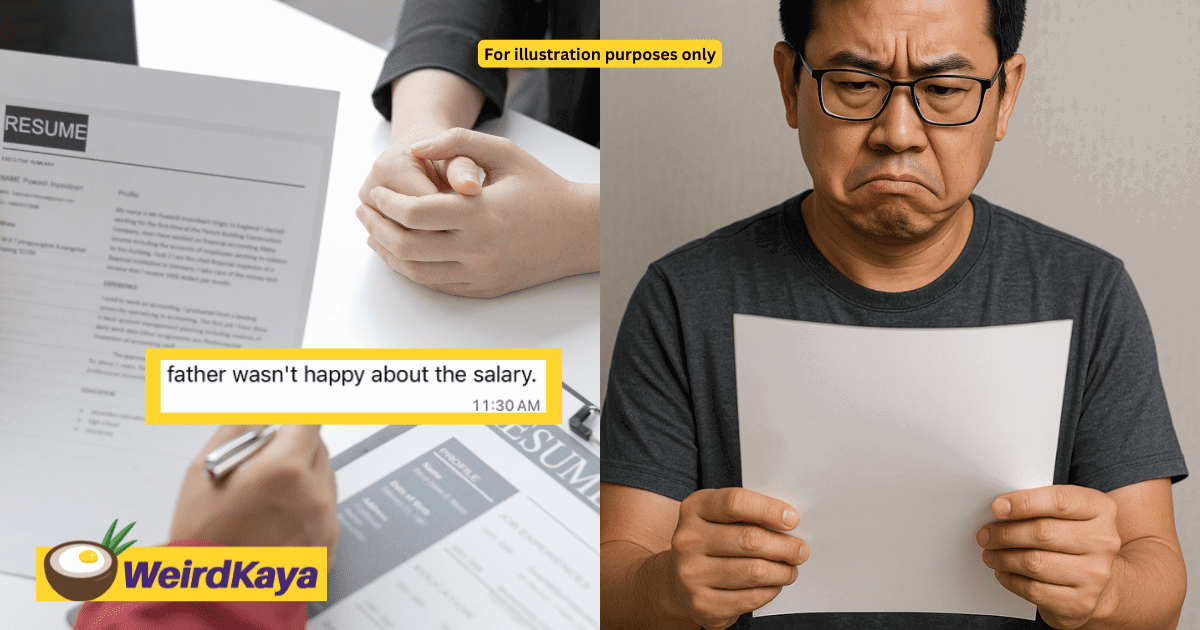 M'sian Applicant Turns Down Job Offer, Says Dad Was Unhappy With Salary