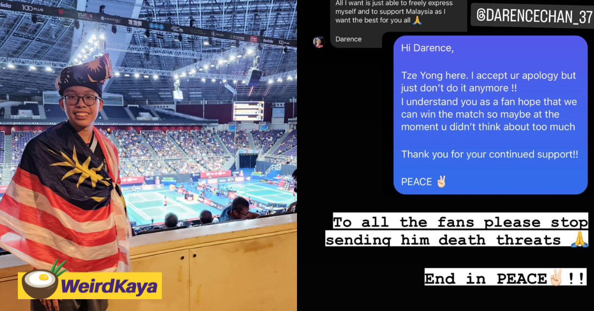 M’sian badminton fan gets death threats for 'are you sleeping' chant during ng tze yong's match at french open  | weirdkaya