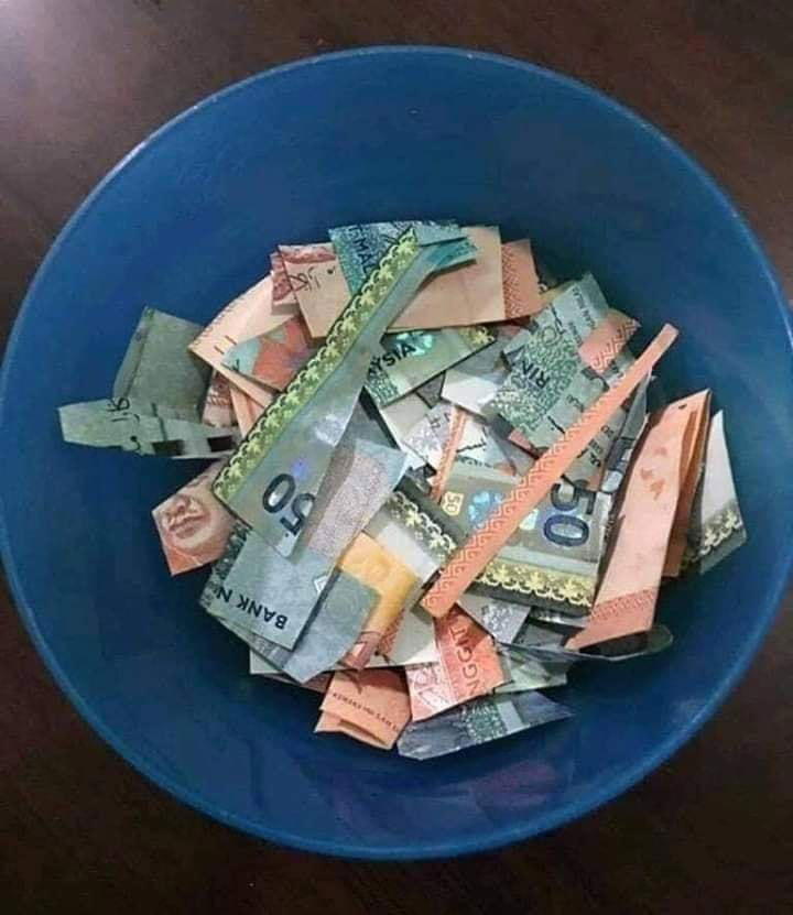 M'sian boy cuts up grandpa's pension money to use for his 'masak-masak’ game 6