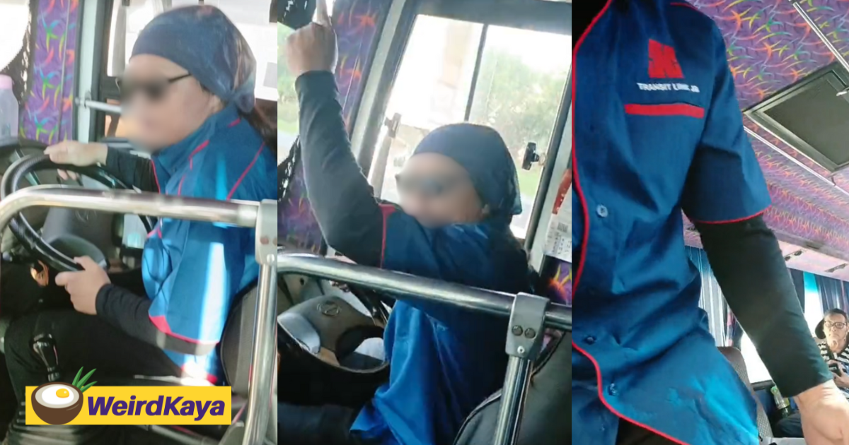 M'sian bus driver has screaming match with woman & chases her off the bus | weirdkaya