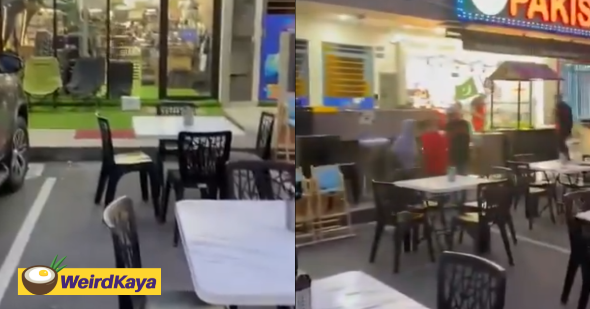 M'sian business owner outraged as neighboring restaurant occupies his space despite complaints | weirdkaya