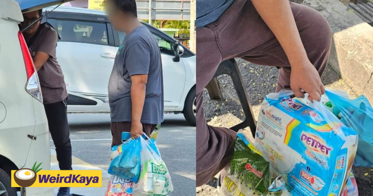 M'sian dad walks for over 3 hours from beranang to kajang just to find food for his wife & kids | weirdkaya