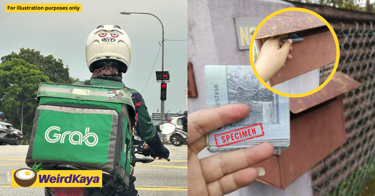 M'sian delivery rider returns rm500 tip to customer, gets praised for honesty | weirdkaya
