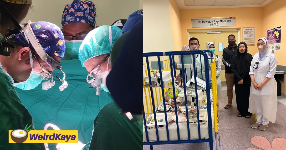 M’sian Doctors Make History After Successfully Separating 3-Month-Old Conjoined Twins | WeirdKaya