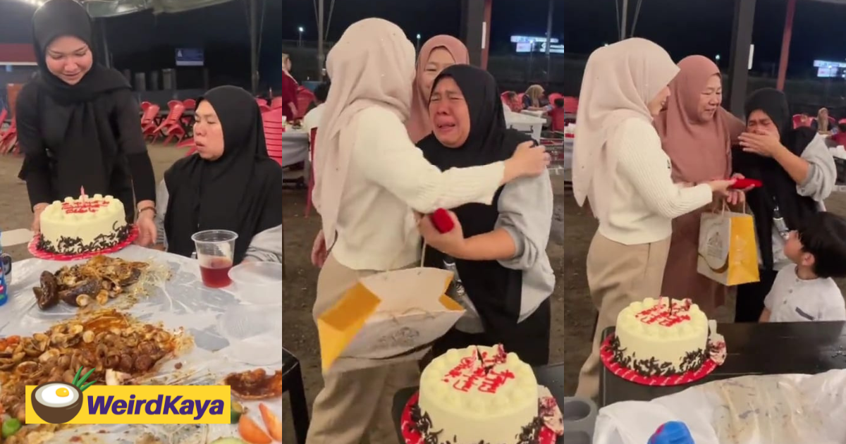 M'sian entrepreneur throws surprise birthday celebration for maid, touches netizens’ hearts | weirdkaya
