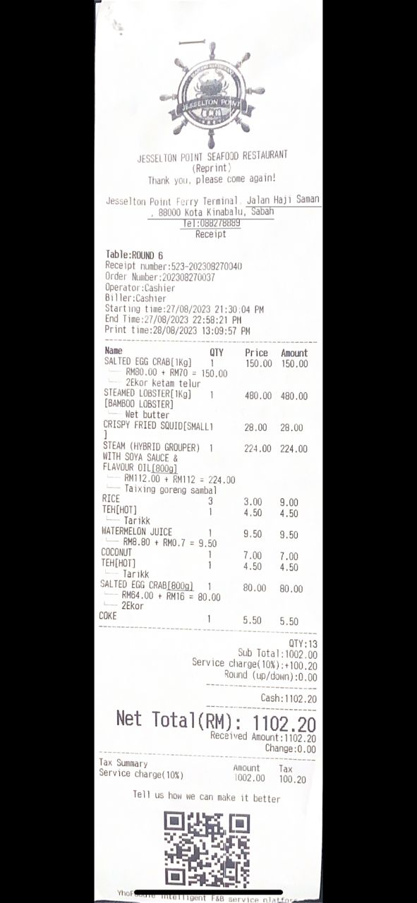 M'sian family pays only rm400 out of rm1,102 bill at sabah restaurant, claims it was too expensive 1