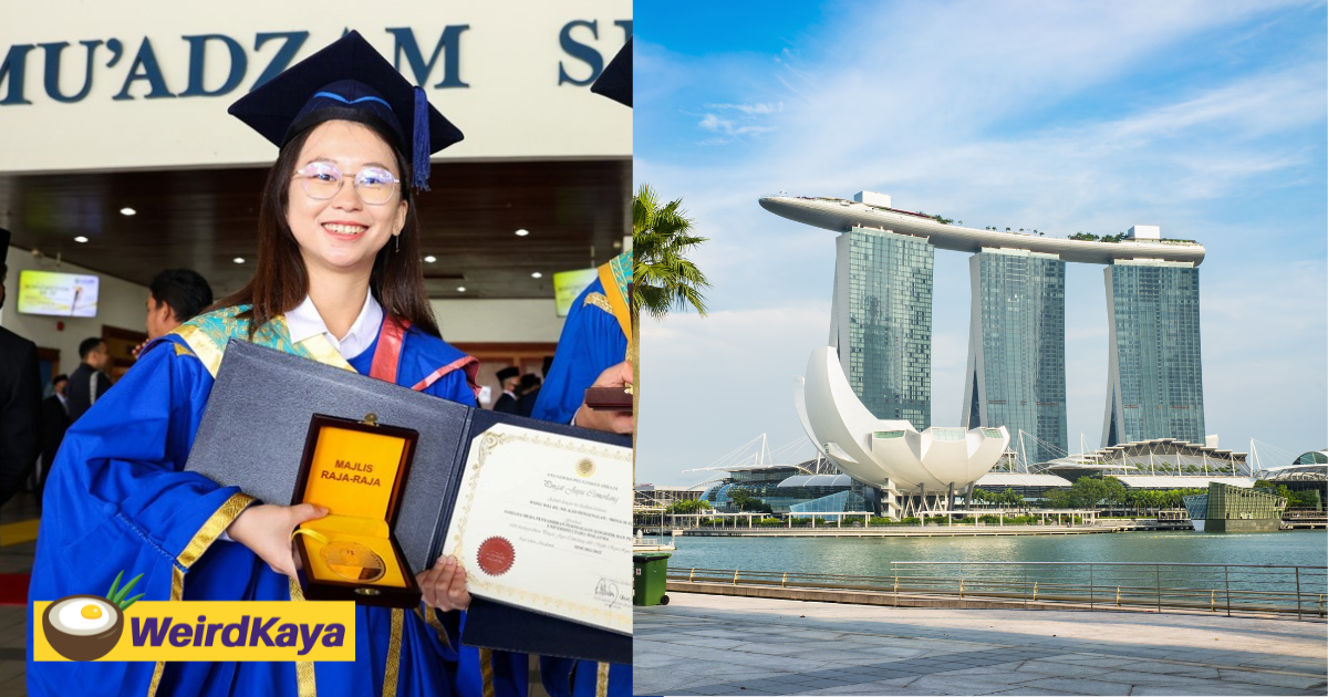 M'sian fresh grad from uum lands job at international company in s'pore and rakes in monthly income of rm11k  | weirdkaya