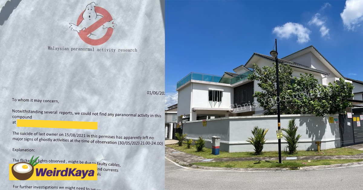 M’sian house gets ‘certified’ by ghostbusters after it was allegedly haunted, auction price starts at rm1. 4mil | weirdkaya