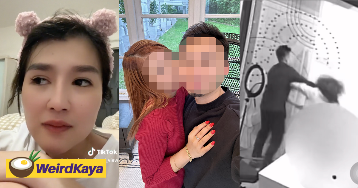 M'sian influencer ah moi calls out husband of abusing her and having an affair with employee | weirdkaya