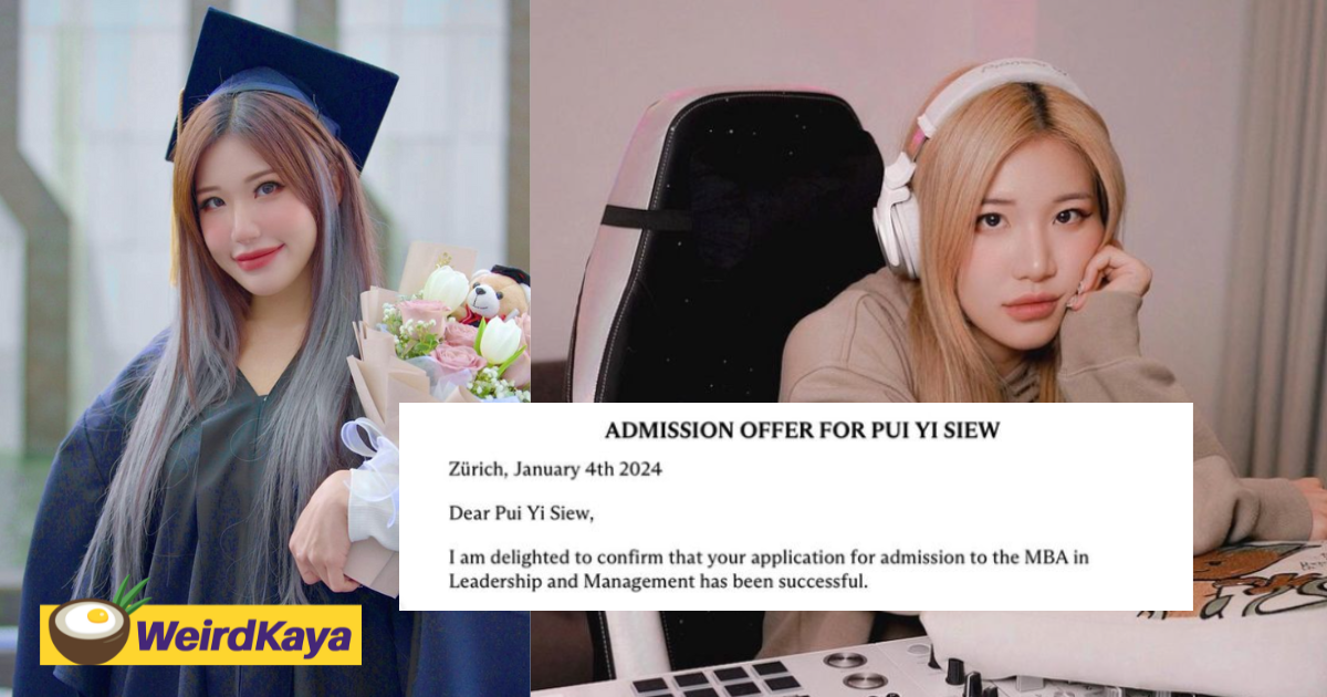 M'sian influencer ms pui yi sets to embark on mba program in the uk | weirdkaya