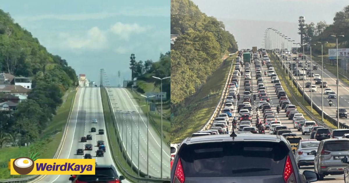 ‘My View VS. His’- M’sian Jokingly Compares Trump’s Highway POV With His, Netizens Amused