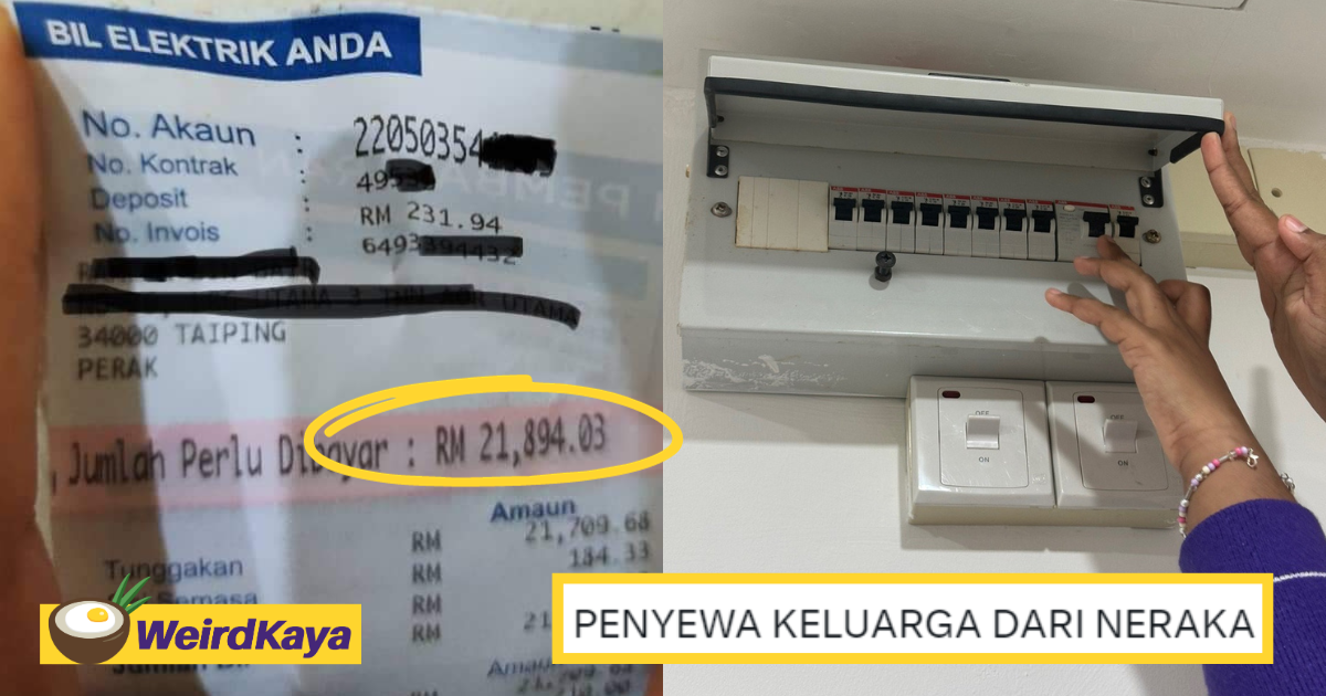 M'sian landlord stunned after tenant leaves behind rm21k electric bill | weirdkaya