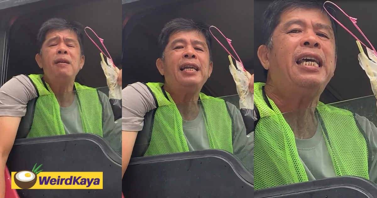 M’sian lorry driver amuses netizens with him singing malay love song with kopi o in hand | weirdkaya