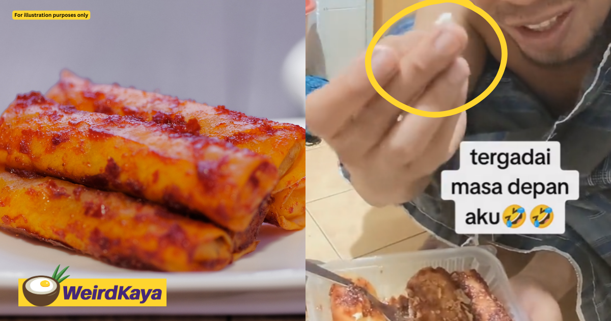 M'sian Man Breaks Tooth On Incredibly Hard 'Popia Sira' From Bazaar After Fasting All Day