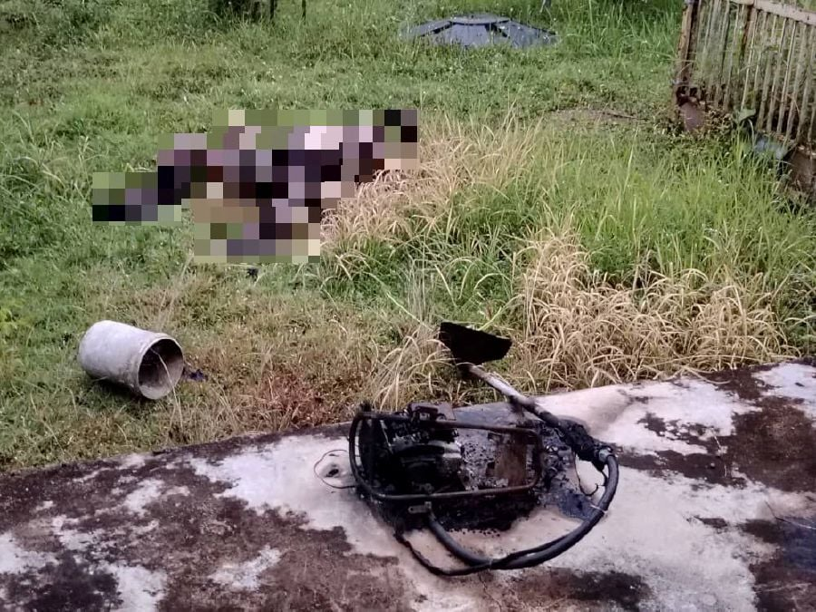 M'sian man dies due to burning grass-cutting machine