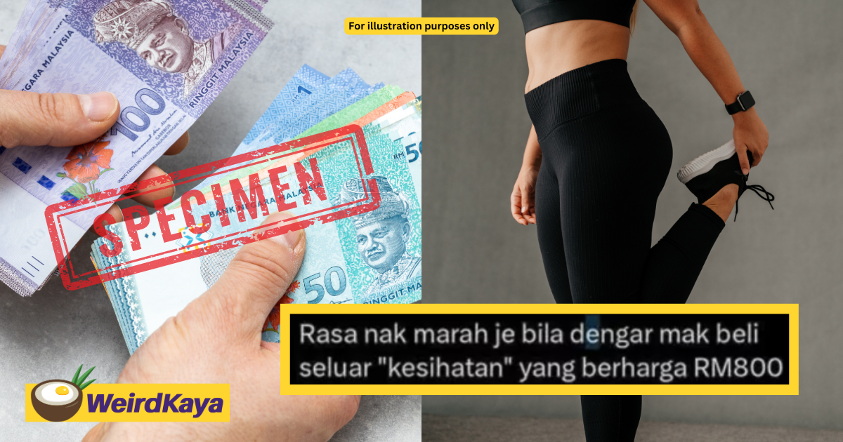 M'sian man disappointed by his mum using rm800 in laksa sales to buy health pants | weirdkaya