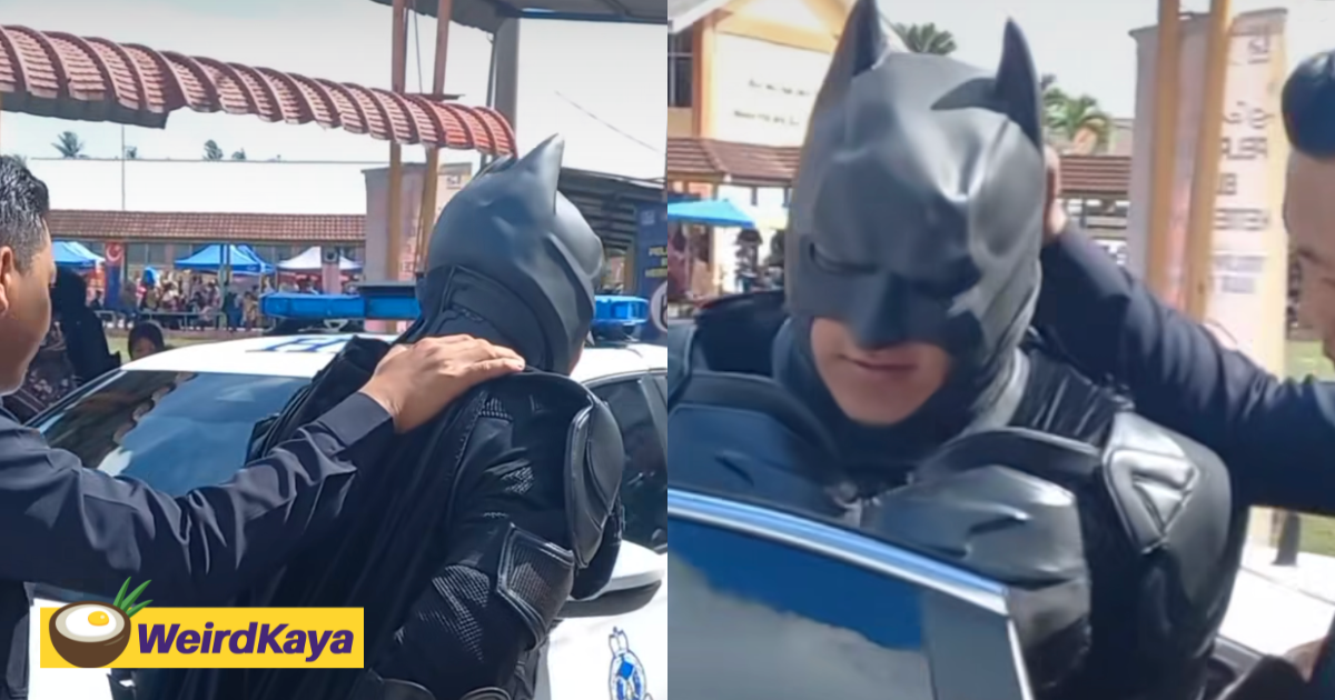 M’sian man dressed as batman busted | weirdkaya