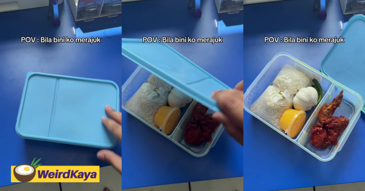 M'sian man finds raw ingredients in lunchbox packed by 