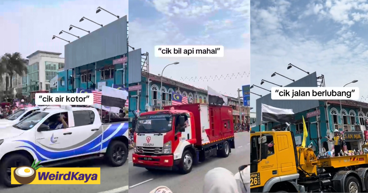 M’sian Man Jokingly Lists ‘Complaints’ About Various Govt Departments During Merdeka Parade In Viral Clip