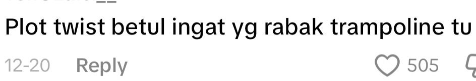 M’sian Man Jumps Excitedly On Trampoline Until Loud Ripping Sound Heard At Sport Store comment 2