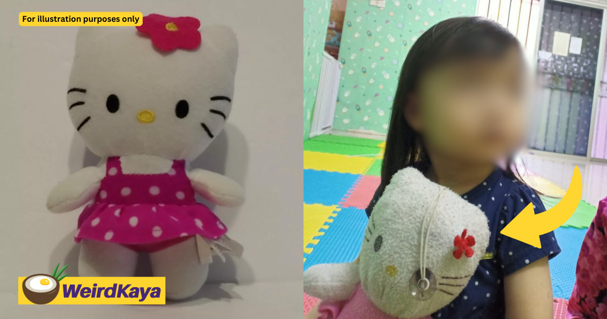 M'sian man offers rm200 reward for daughter's missing hello kitty plushie | weirdkaya