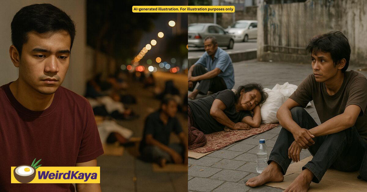 M’sian Man Says He Regrets Feeding Homeless Folks Who Only Wanted Money While His Uni Friends Starved