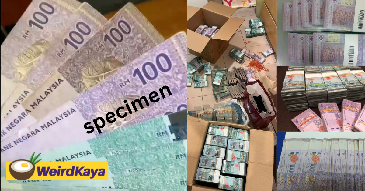 M'sian man sells fake ringgit banknotes on fb, claims it can evade checks by banknote-counting machine | weirdkaya
