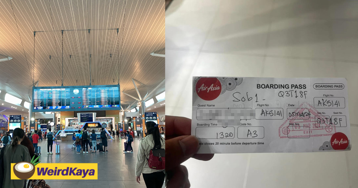 M'sian man shocked by handwritten boarding pass, airline staff tells him that it's normal | weirdkaya